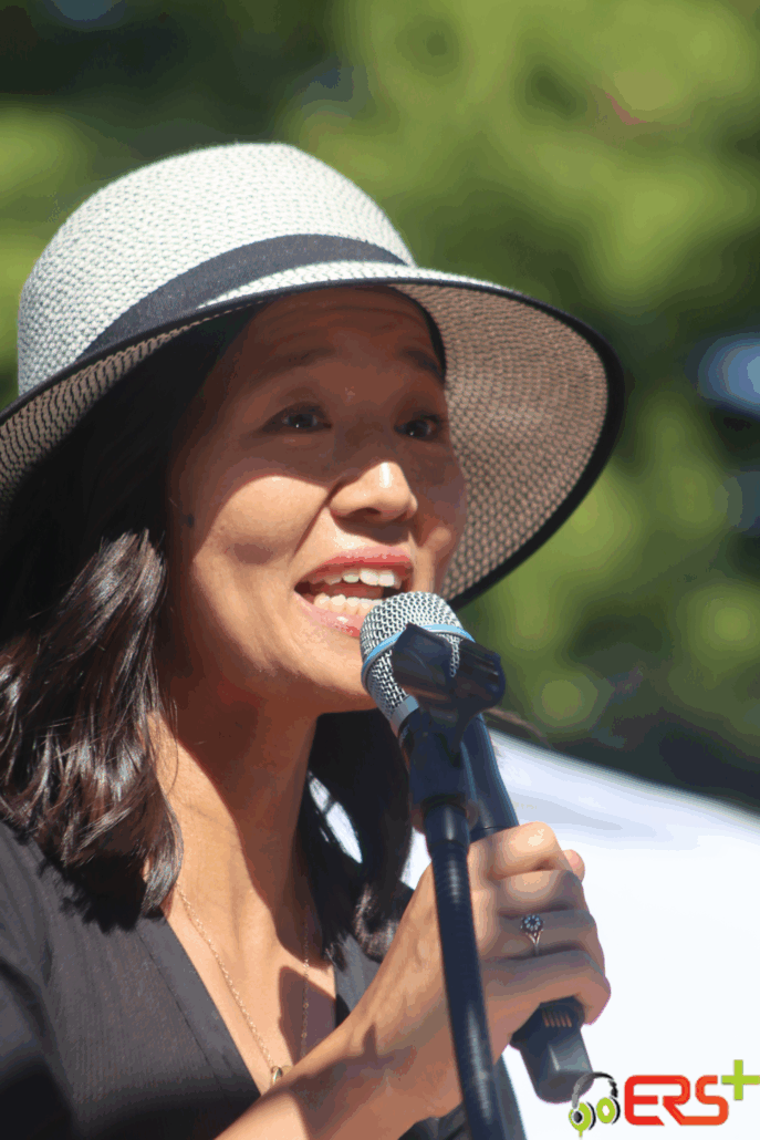 Mayor Michelle Wu at NEDayBOS