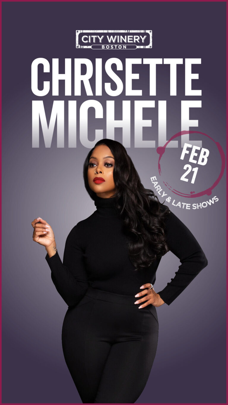 Chrisette Michele stops by Studio 8-8-9 before Boston show.
