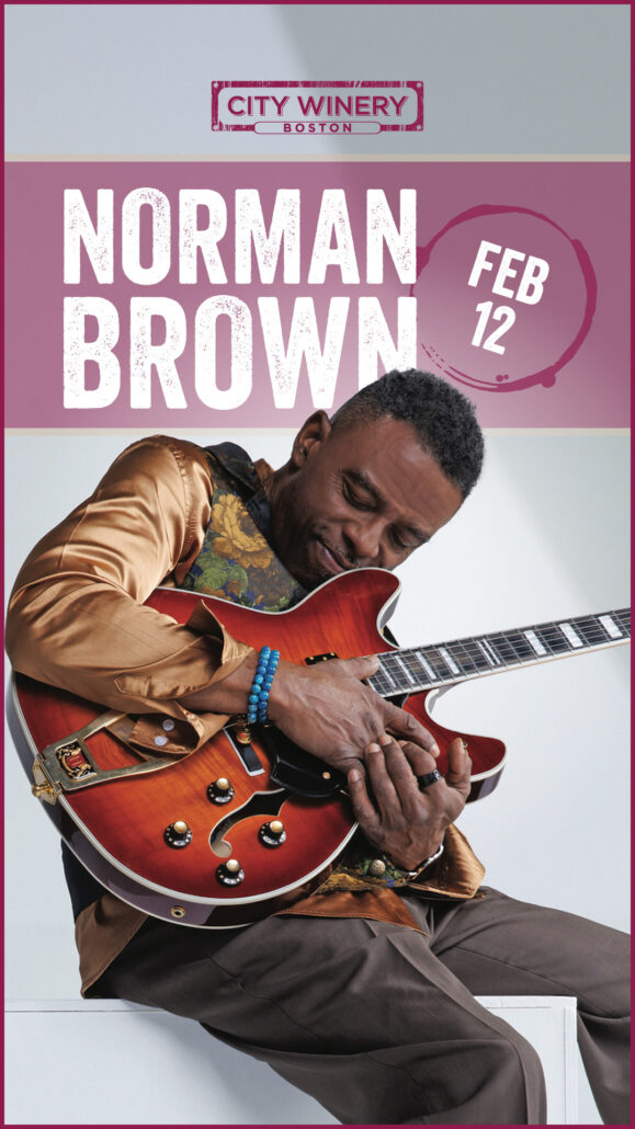 Guitarist Norman Brown perfoms in Boston 02/12/26